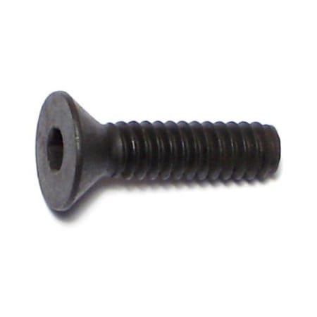 Midwest Fastener #10-24 Socket Head Cap Screw, Flat Head, Plain Steel, 3/4 in Length, 100 PK 09056